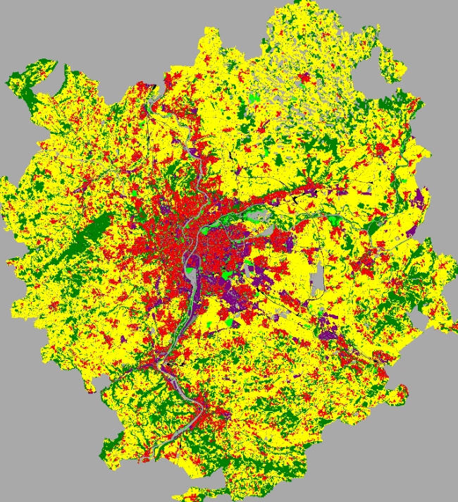 Land-Use Transitions in Lyon